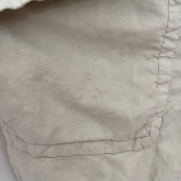 Etoile Isabel Marant Cotton Linen Blend Cream Jacket - Sz S - Picture 11 of 12